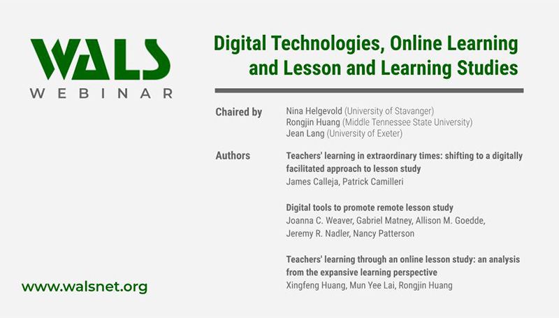 Digital Technologies, Online Learning and Lesson and Learning Studies